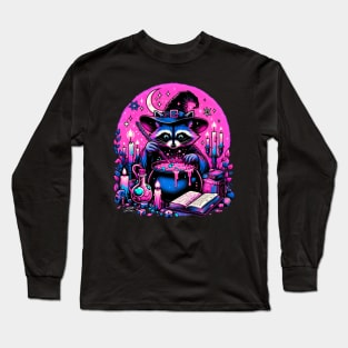 Witchy Raccoon Brewmaster Long Sleeve T-Shirt